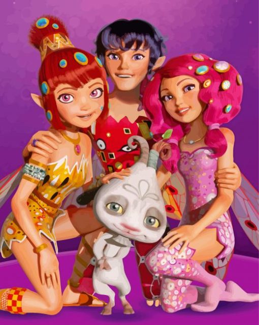 Mia And Me Animation Characters Diamond Painting