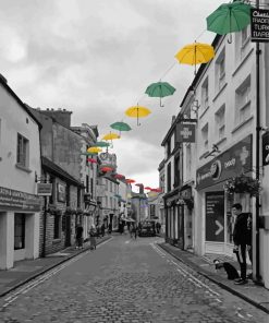 Monochrome Ulverston Streets Diamond Painting