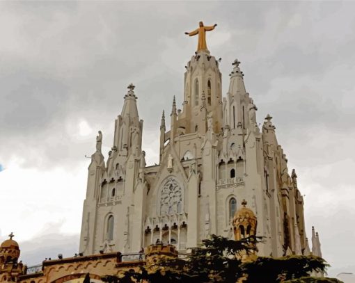 Mount Tibidabo Diamond Painting