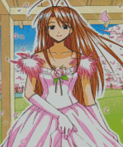 Naru Narusegawa Love Hina Diamond Painting