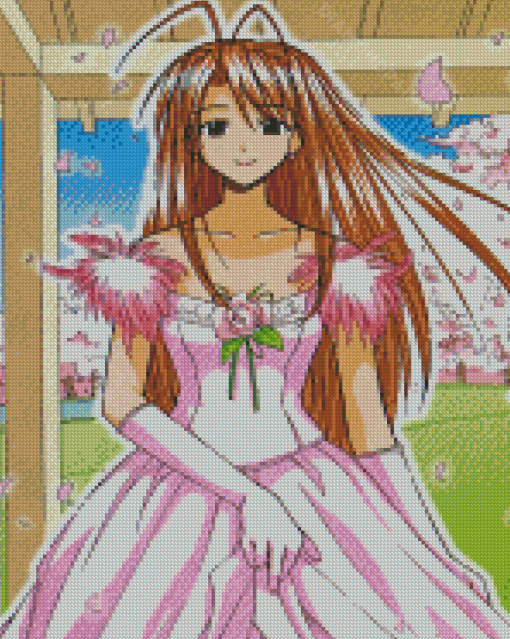 Naru Narusegawa Love Hina Diamond Painting