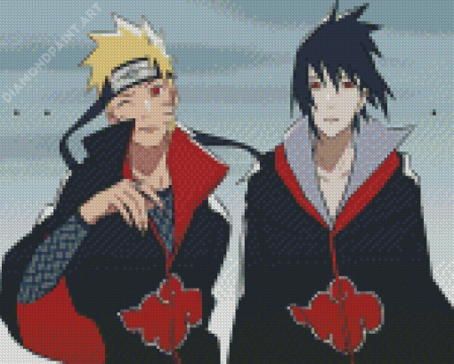 Naruto VS Sasuke Evil Diamond Painting