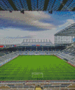 Newcastle United Stadium Diamond Painting