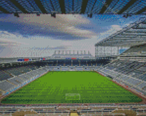 Newcastle United Stadium Diamond Painting