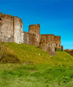 Norman Kidwelly Castle Diamond Painting