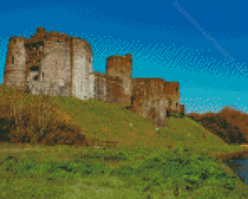 Norman Kidwelly Castle Diamond Painting