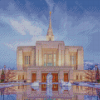 Ogden Utah Temple Diamond Painting