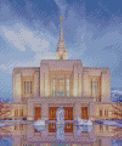 Ogden Utah Temple Diamond Painting