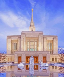 Ogden Utah Temple Diamond Painting