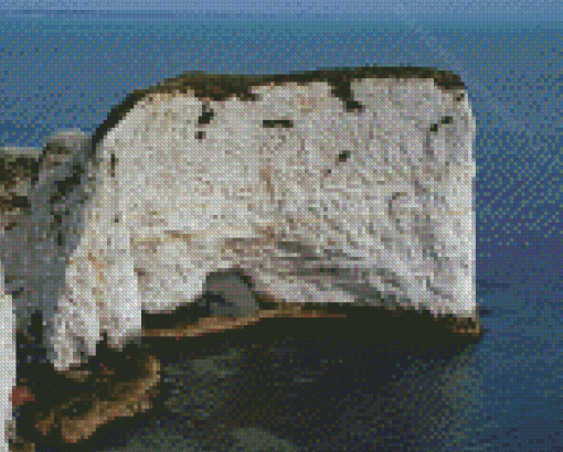 Old Harry Rocks Seascape Diamond Painting