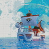 One Piece Ship Going Merry Diamond Painting