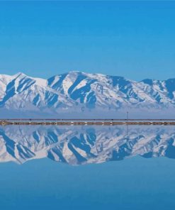 Oquirrh Mountains Reflection Diamond Painting