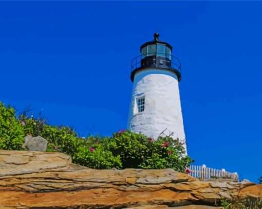 Pemaquid Point In Maine Diamond Painting