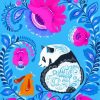 Petrykivka Panda Diamond Painting