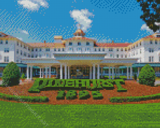 Pinehurst North Carolina Village Diamond Painting