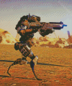 PlanetSide 2 Robots Diamond Painting