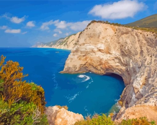 Porto Katsiki Island Diamond Painting