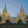 San Diego Temple Diamond Painting