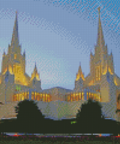 San Diego Temple Diamond Painting