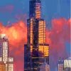 Sears Tower Chicago Art Diamond Painting