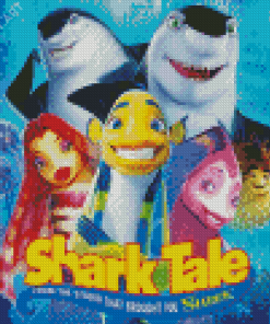 Shark Tale Poster Diamond Painting