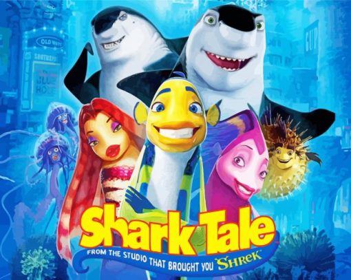 Shark Tale Poster Diamond Painting