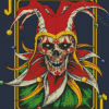 Skull Joker Card Diamond Painting