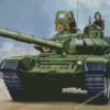 Soldier In Tank Diamond Painting