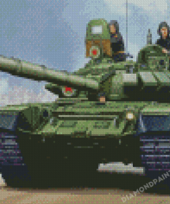 Soldier In Tank Diamond Painting