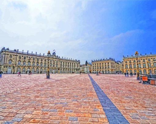 Stanislas Place In Nancy Diamond Painting