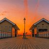 Sunrise At Penarth Pier Diamond Painting