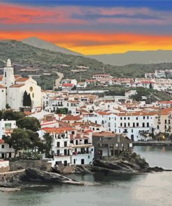 Sunset At Cadaques Diamond Painting