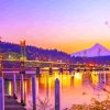 Sunset At Hood River Oregon Diamond Painting