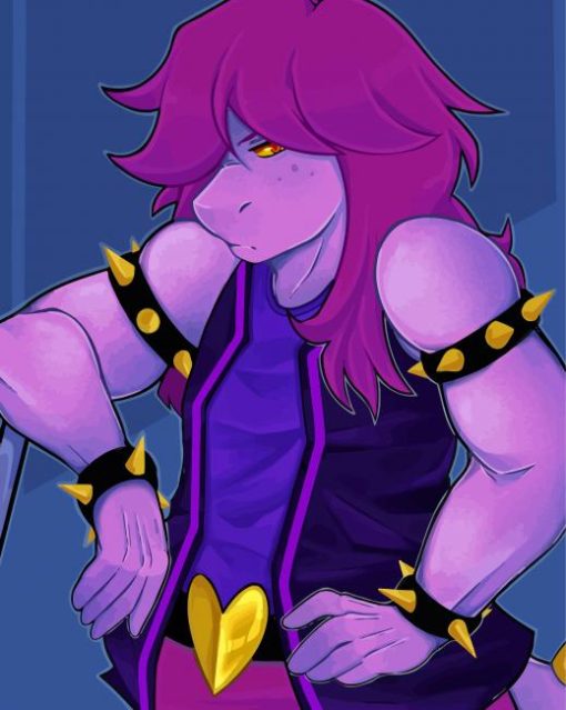 Susie Deltarune Video Game Diamond Painting