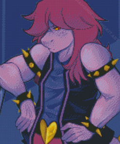 Susie Deltarune Video Game Diamond Painting