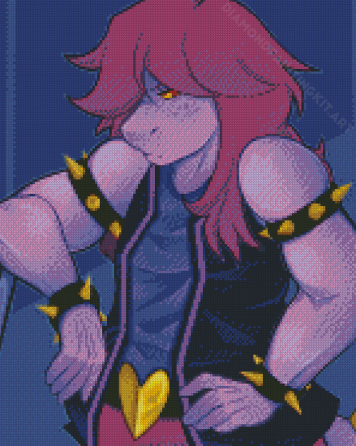 Susie Deltarune Video Game Diamond Painting