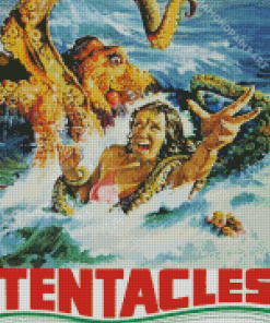 Tentacles Movie Poster Diamond Painting