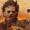 Texas Chainsaw Massacre Leather Face Diamond Painting