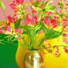 The Gloriosa Plants Vase Diamond Painting