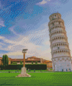 The Leaning Tower Of Pisa Diamond Painting