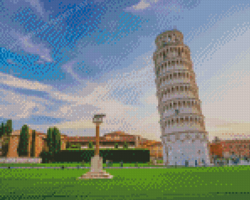 The Leaning Tower Of Pisa Diamond Painting