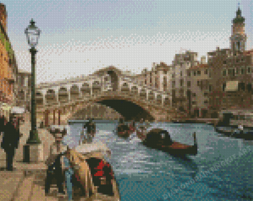 The Rialto Bridge Venice Italy Diamond Painting