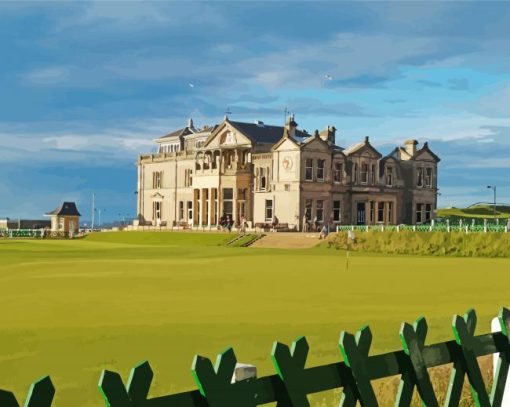 Royal Golf Club Of St Andrews Diamond Painting