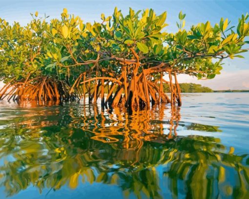 Mangrove Trees Diamond Painting