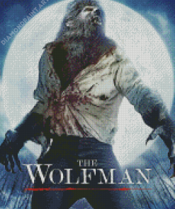 The Wolfman Poster Diamond Painting