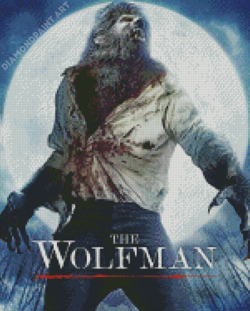 The Wolfman Poster Diamond Painting