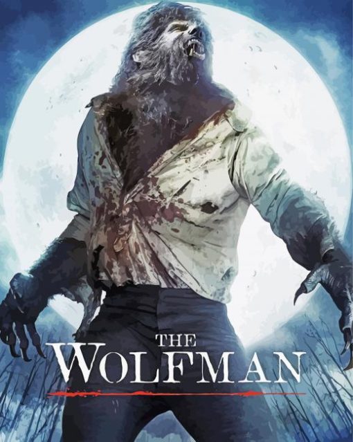 The Wolfman Poster Diamond Painting