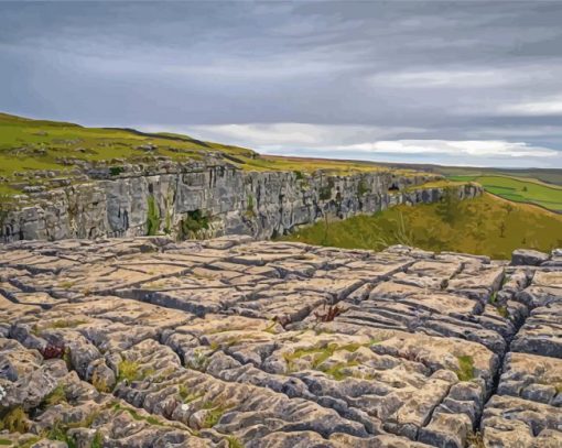 UK Malham Cove Diamond Painting