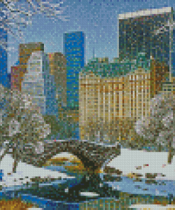 US New York In Winter Diamond Painting