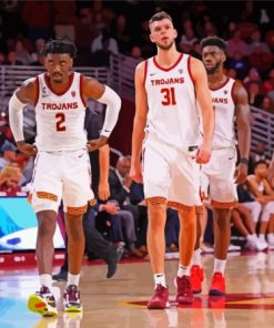 USC Trojans Basketball Players Diamond Painting